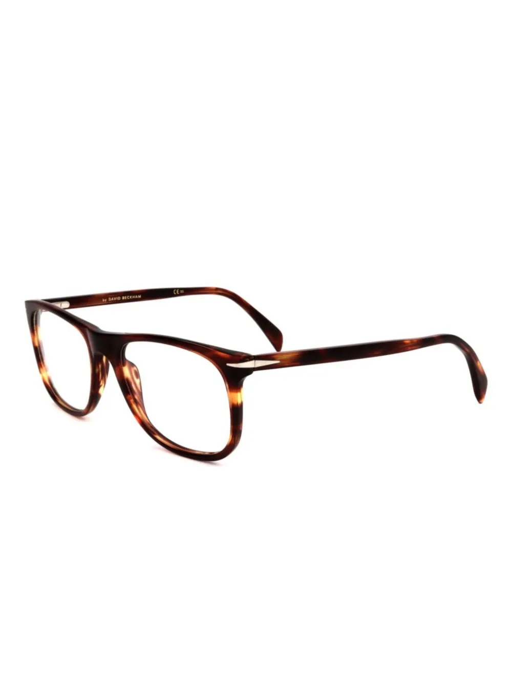 Eyewear by David Beckham Bril met vierkant montuur - Bruin