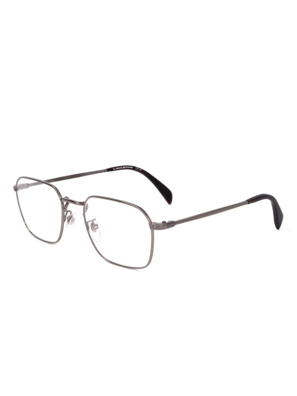 Eyewear by David Beckham Bril met vierkant montuur - Zilver