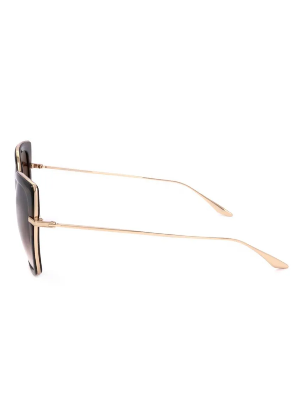 Barton Perreira Zonnebril met cat-eye montuur Bruin