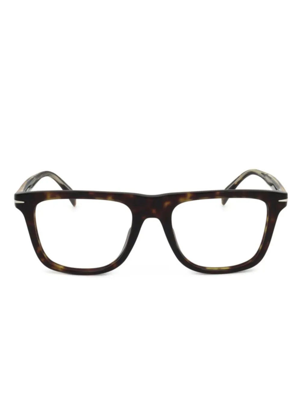 Eyewear by David Beckham lunettes de vue rectangulaires - Marron Eyewear by David Beckham lunettes de vue rectangulaires - Marron