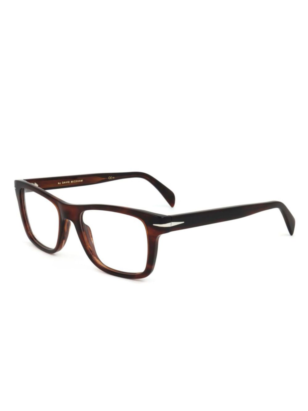 Eyewear by David Beckham Bril met vierkant montuur - Bruin