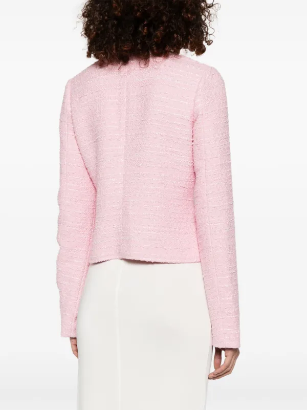 Giambattista Valli Tweed Jacket | Pink | FARFETCH