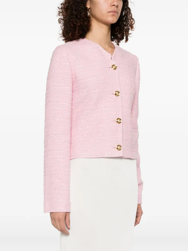 Giambattista Valli Tweed Jacket | Pink | FARFETCH