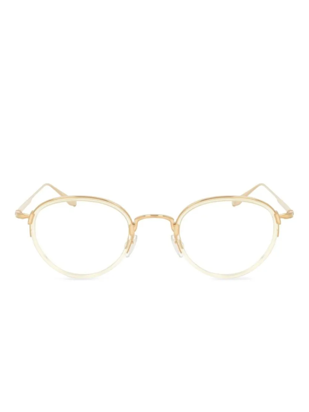 Safilo Team round frame glasses - 0KL-GOLD