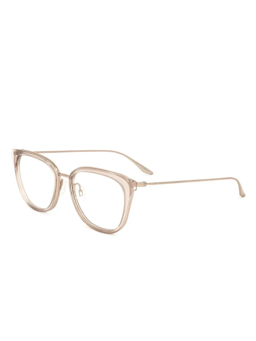 Barton Perreira cat-eye frame glasses - Beige