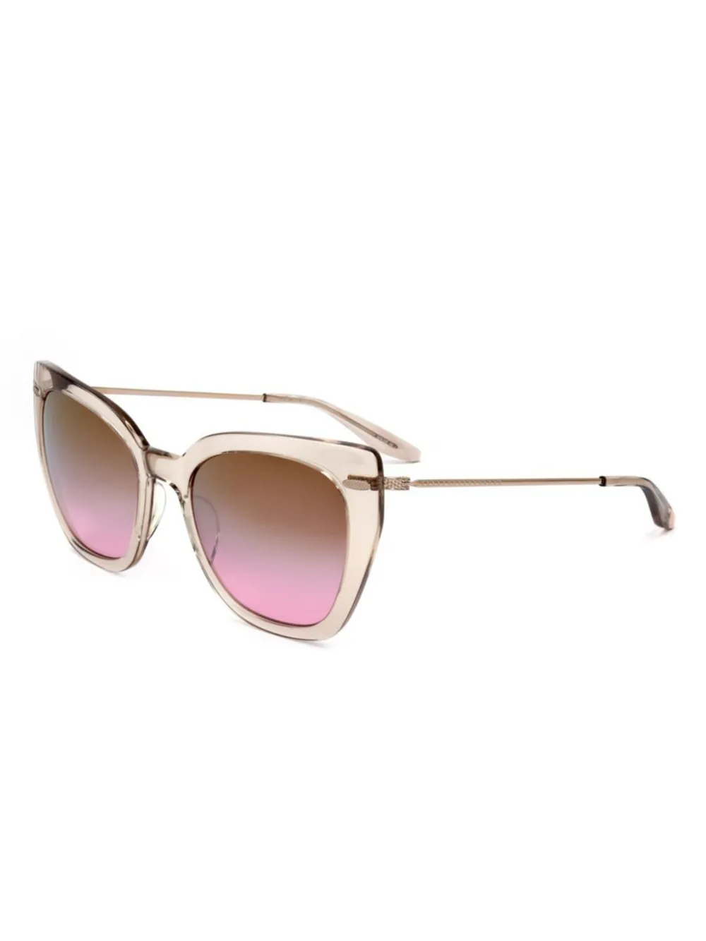 Barton Perreira cat-eye frame sunglasses - Beige