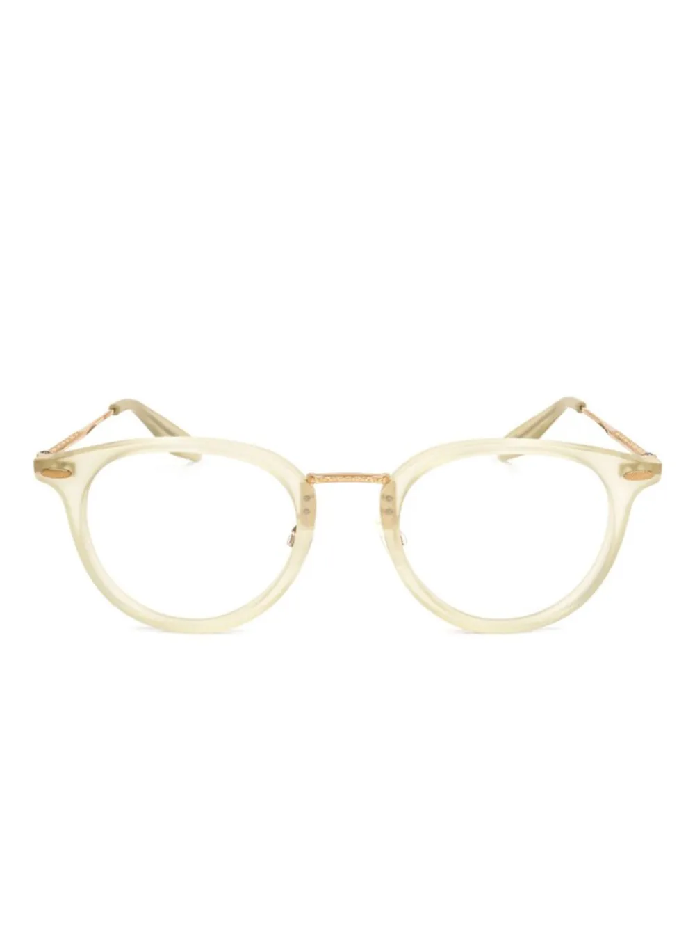 Barton Perreira round-frame glasses | Yellow | Image 1