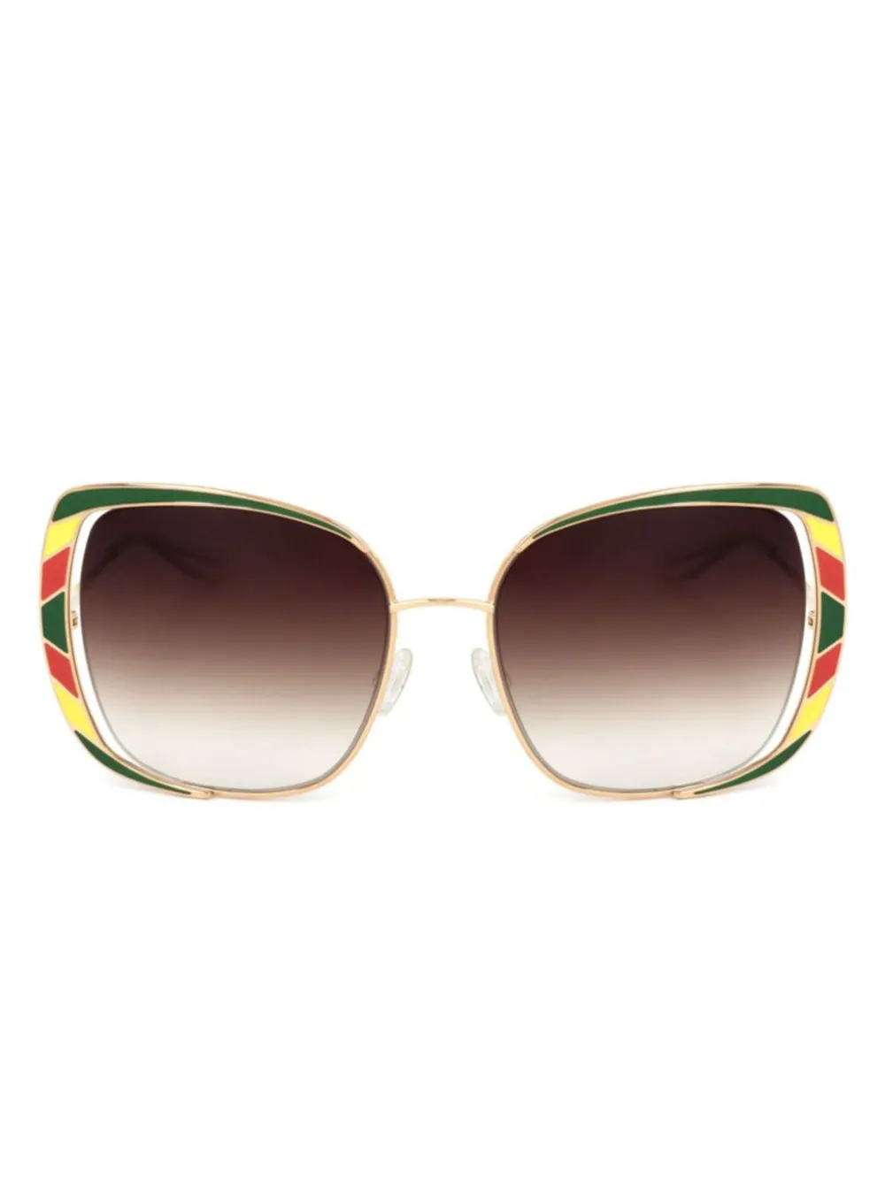 Barton Perreira Zonnebril met cat-eye montuur Goud