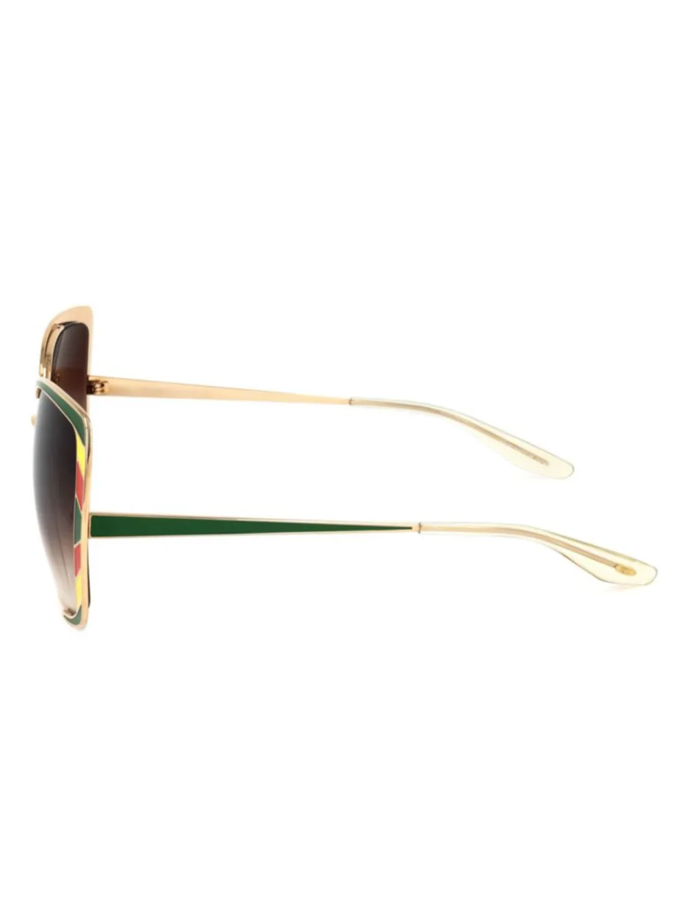 Barton Perreira Zonnebril met cat-eye montuur Goud