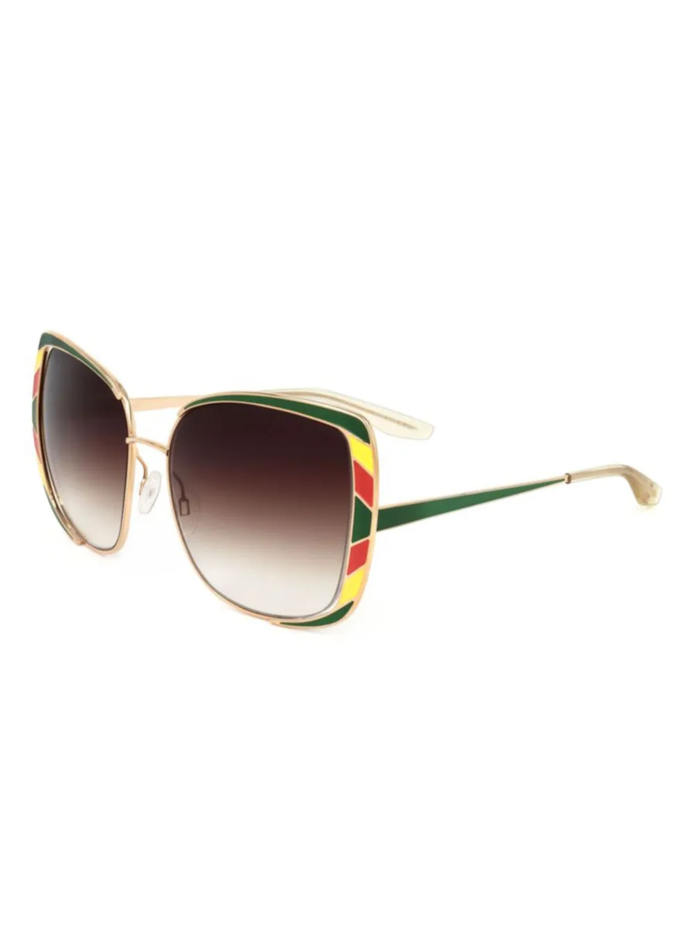 Barton Perreira cat-eye frame sunglasses - Goud