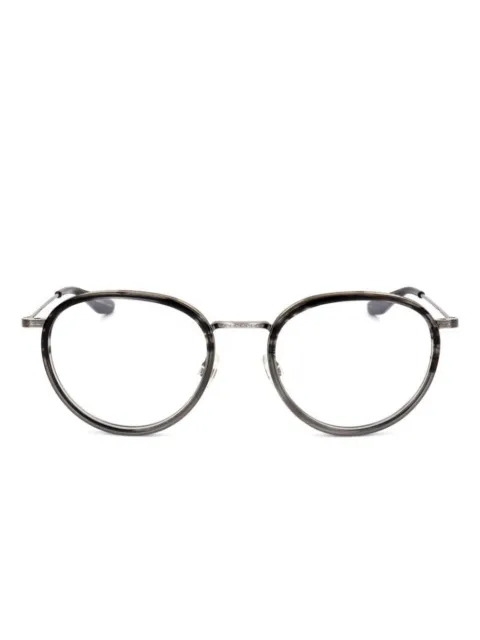Safilo Team round-frame glasses 