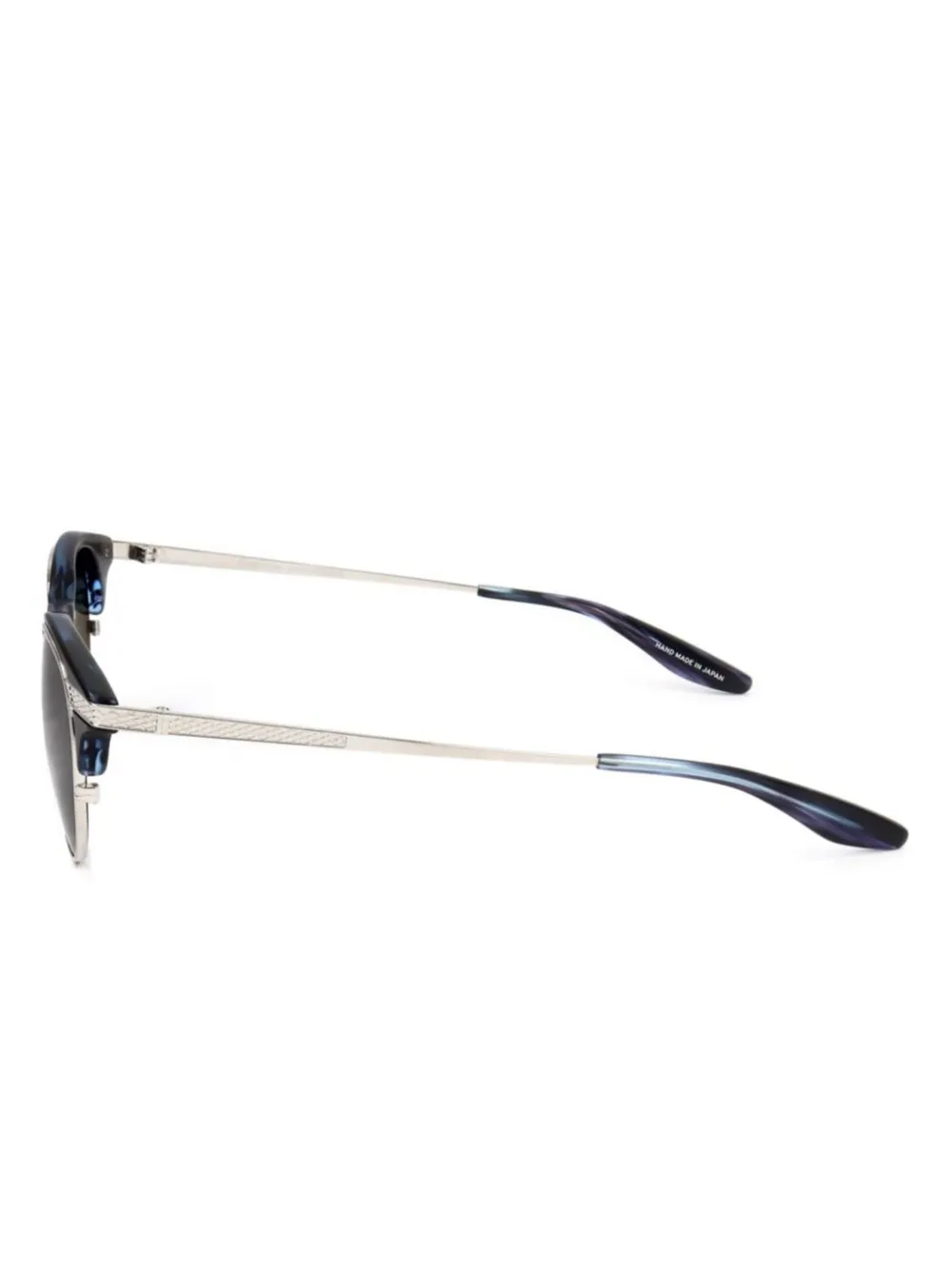 Barton Perreira Zonnebril met rond montuur Blauw