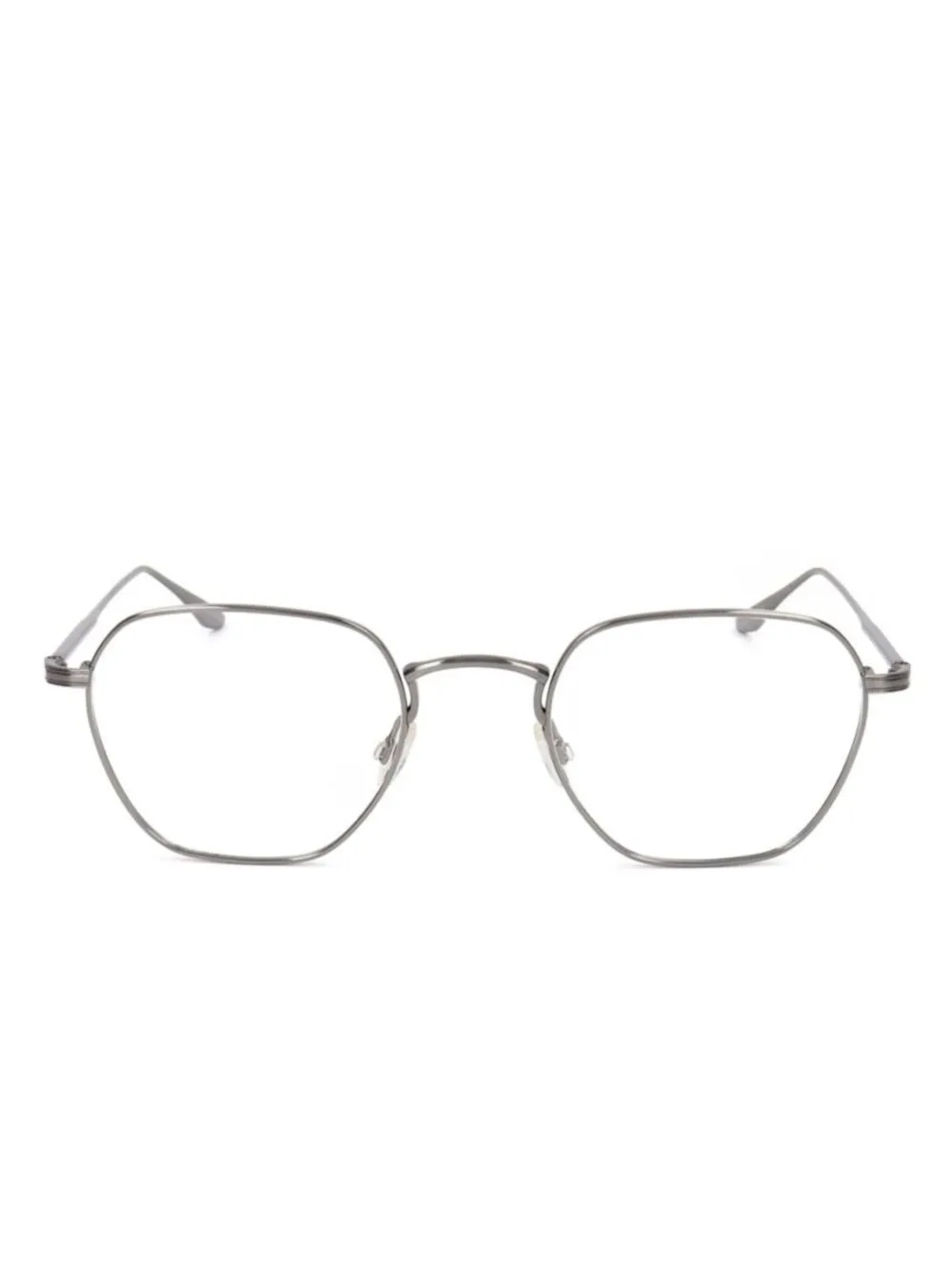 Barton Perreira lunettes de vue rectangulaires | argent | Image 1