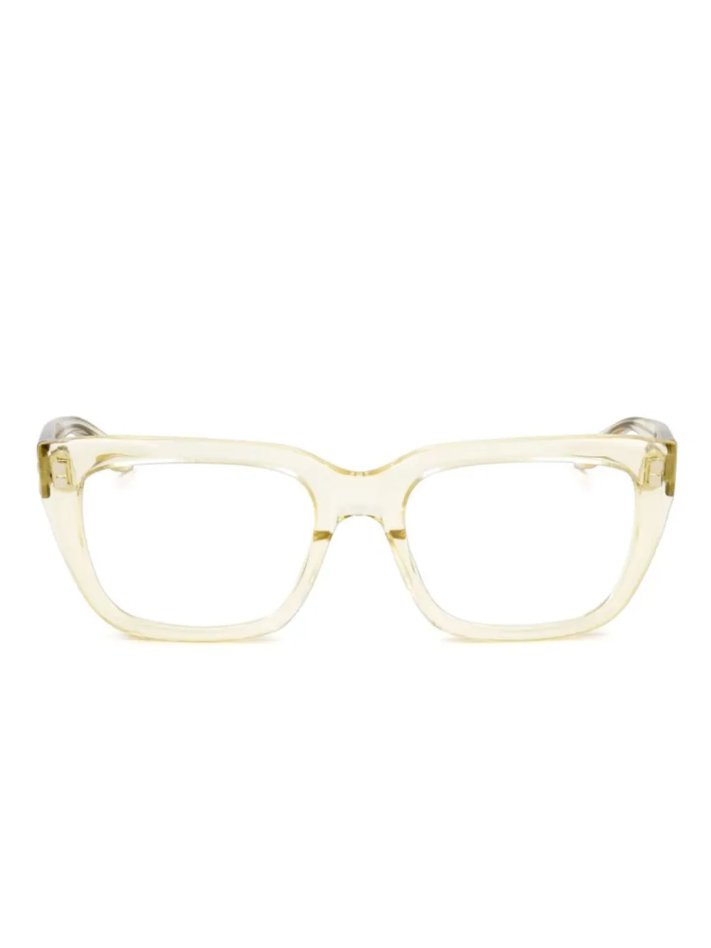 Barton Perreira lunettes de vue à monture papillon | jaune | Image 1