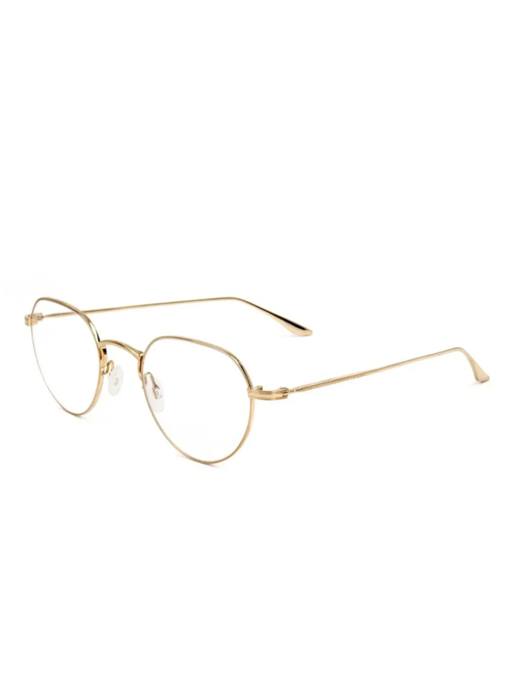 Safilo Team round-frame glasses - Goud