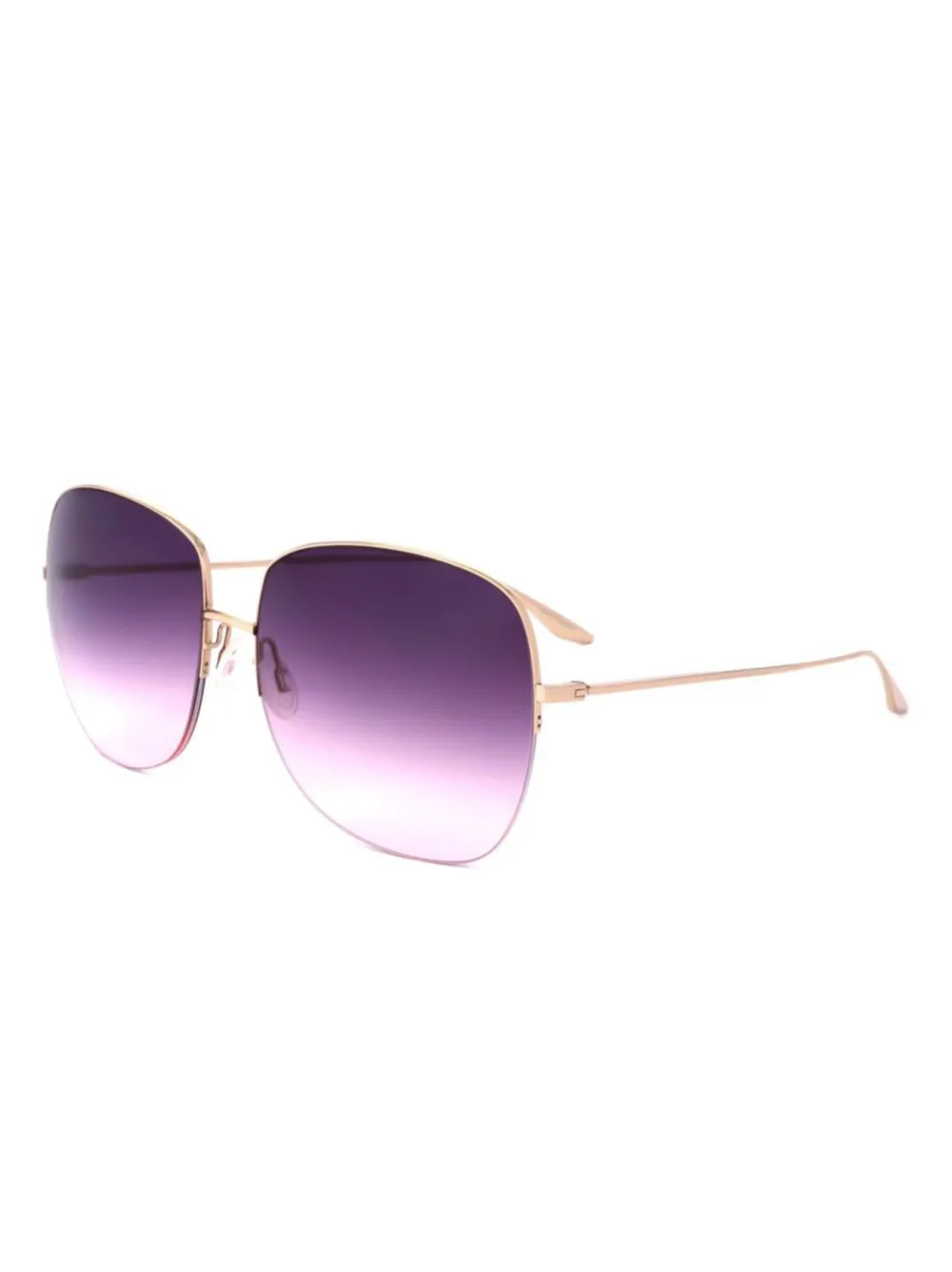 Barton Perreira square-frame sunglasses - Goud