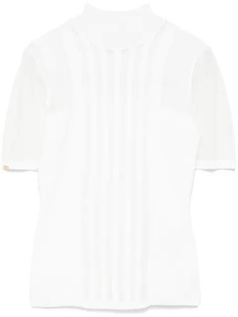 Elisabetta Franchi 하이 칼라 탑