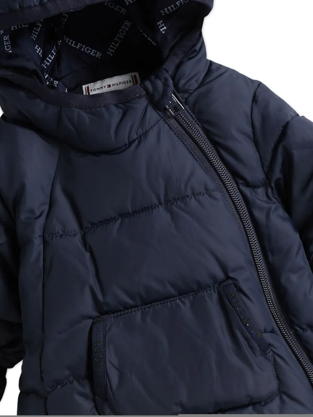 Shop Tommy Hilfiger Junior Padded Jacket In Blue