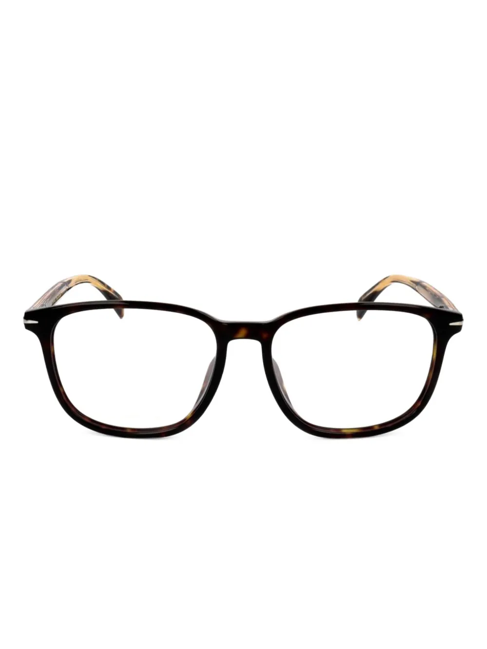 Eyewear by David Beckham Brille mit eckigem Gestell - Braun