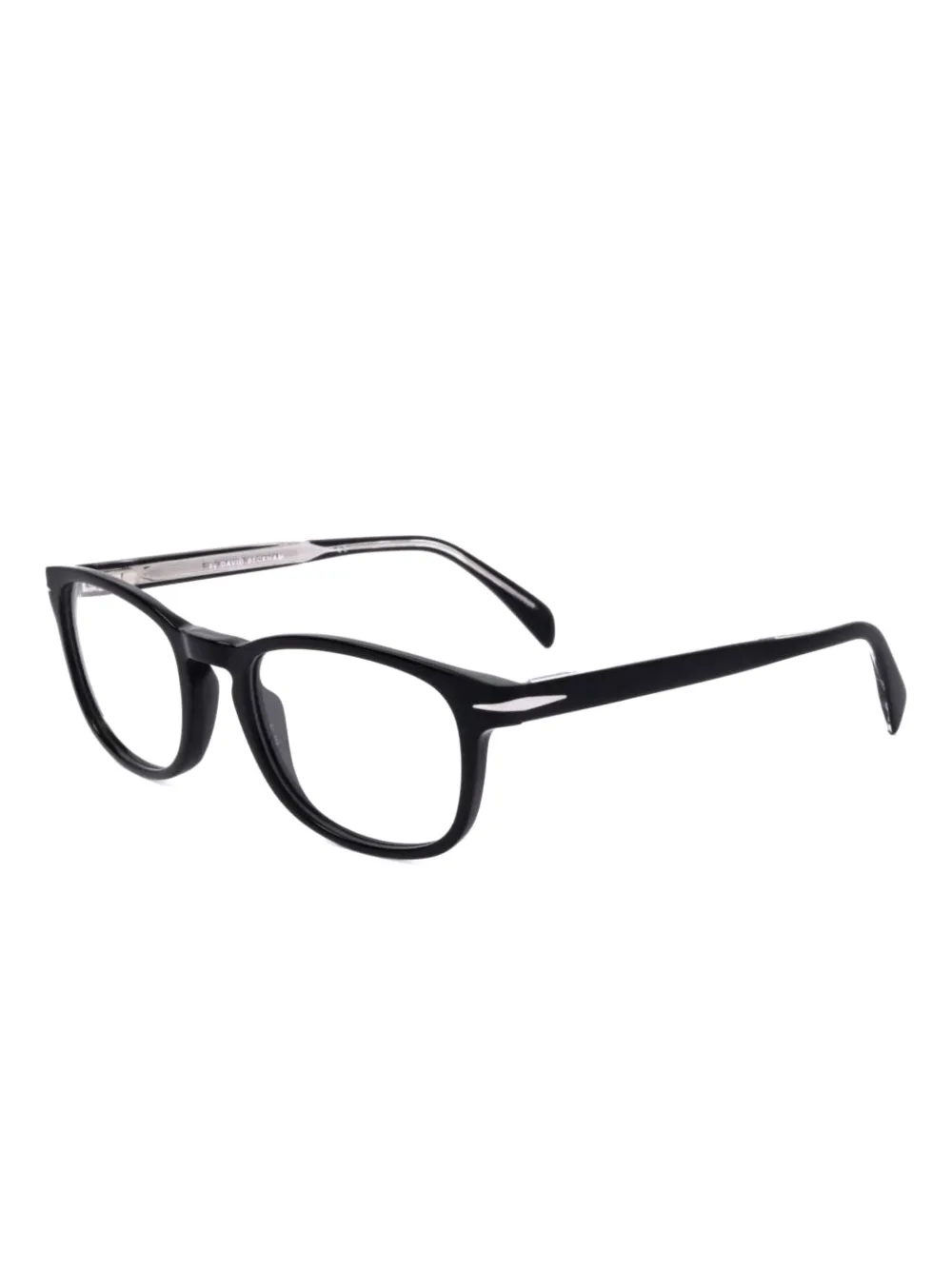 Eyewear by David Beckham Bril met rond montuur - Zwart