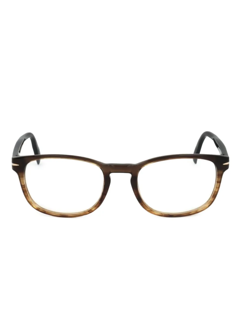 Eyewear by David Beckham lunettes de vue rectangulaires - Marron Eyewear by David Beckham lunettes de vue rectangulaires - Marron