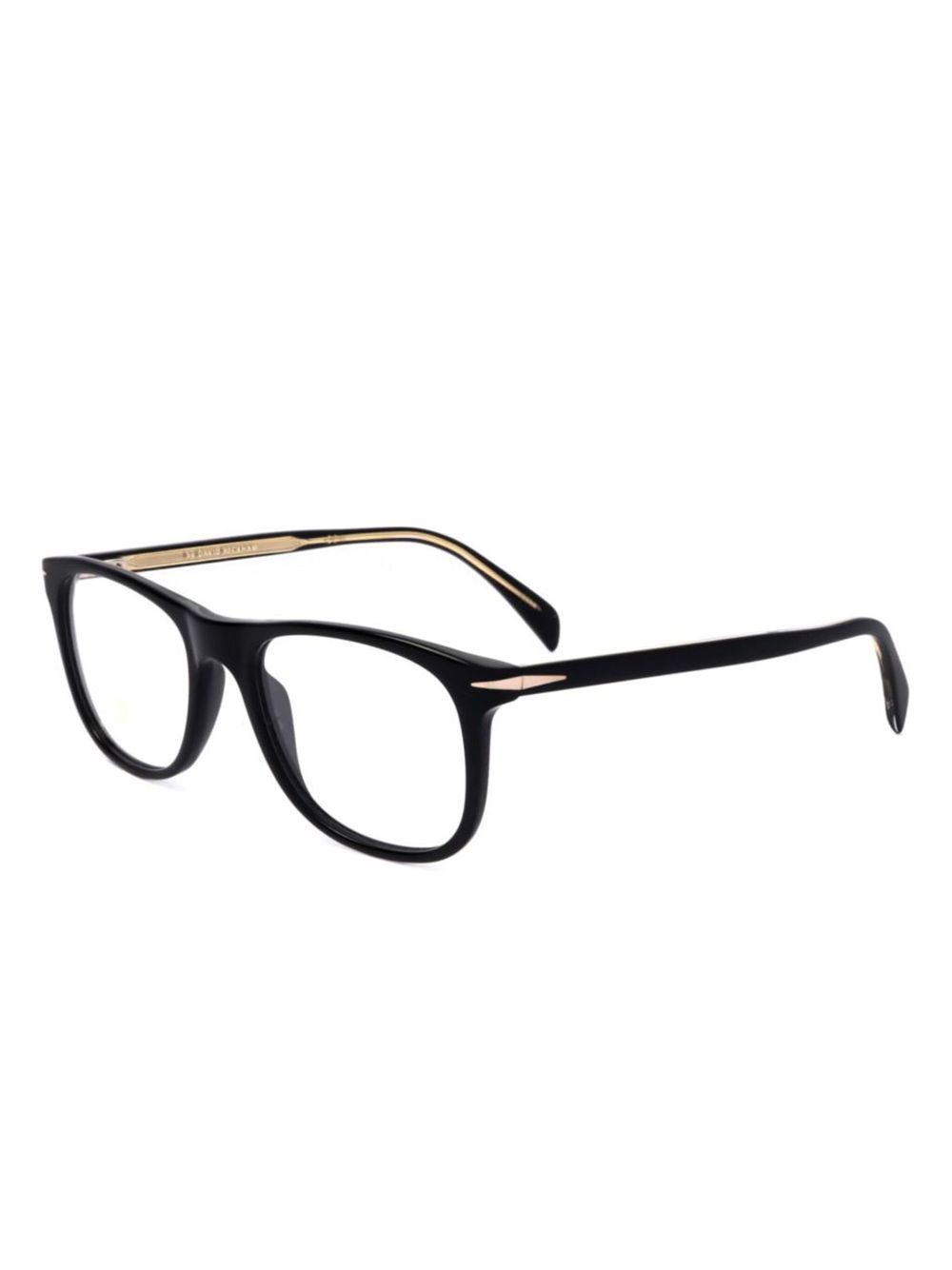 Eyewear by David Beckham Zonnebril met rechthoekig montuur - Zwart