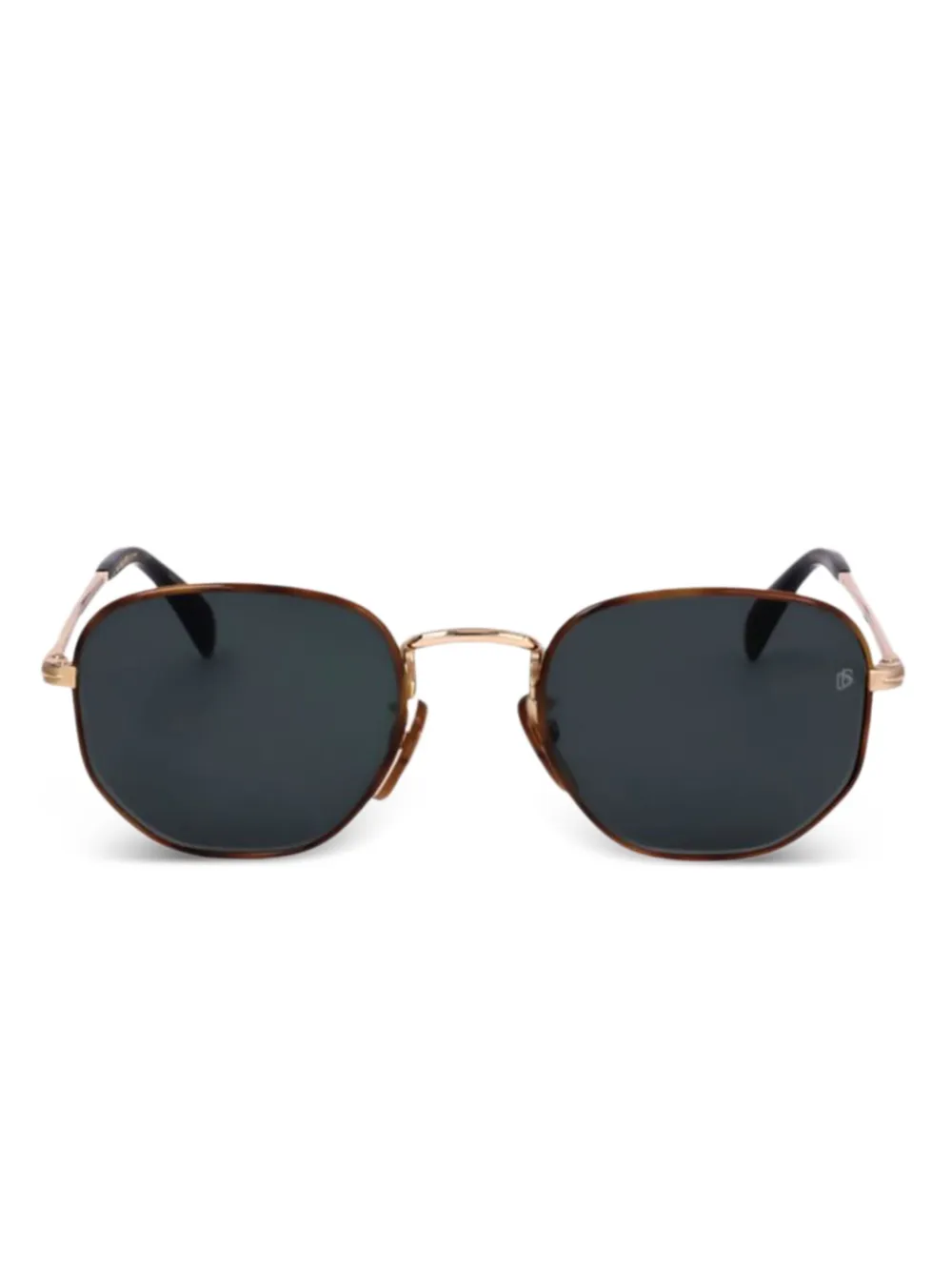 Eyewear by David Beckham hexagon-frame sunglasses - Gold