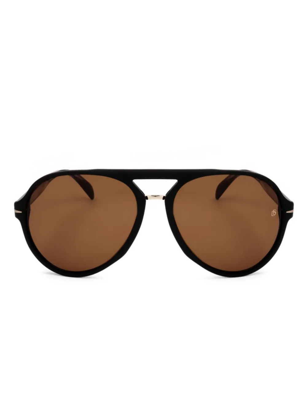 Eyewear by David Beckham Zonnebril met piloten montuur Bruin