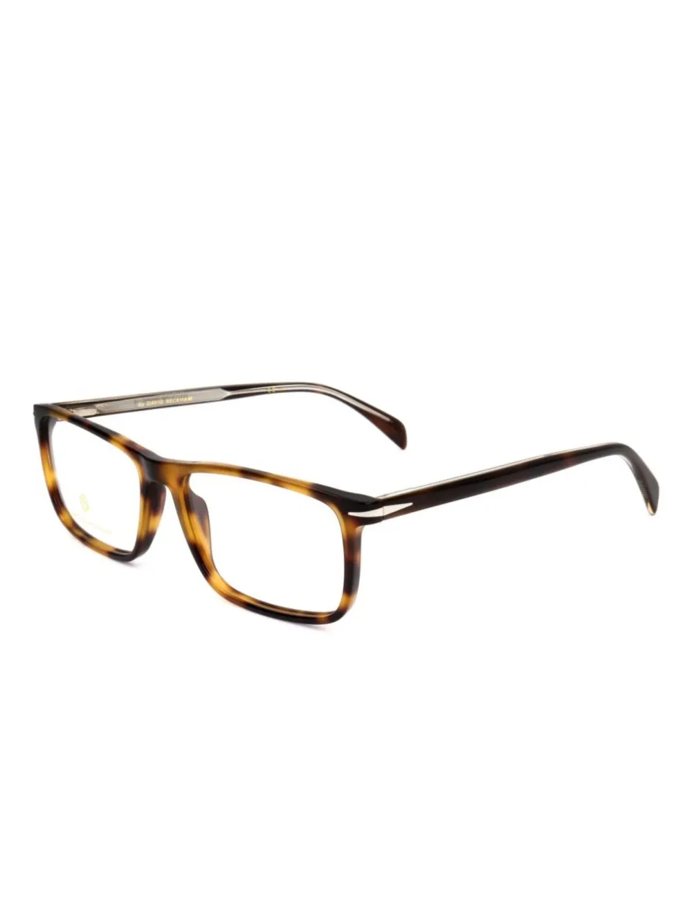 Eyewear by David Beckham Bril met rechthoekig montuur - Bruin