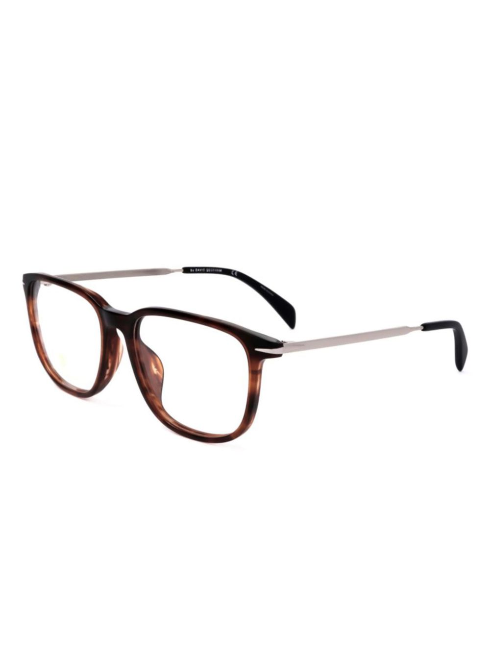 Eyewear by David Beckham Bril met schildpadschild-design - Bruin