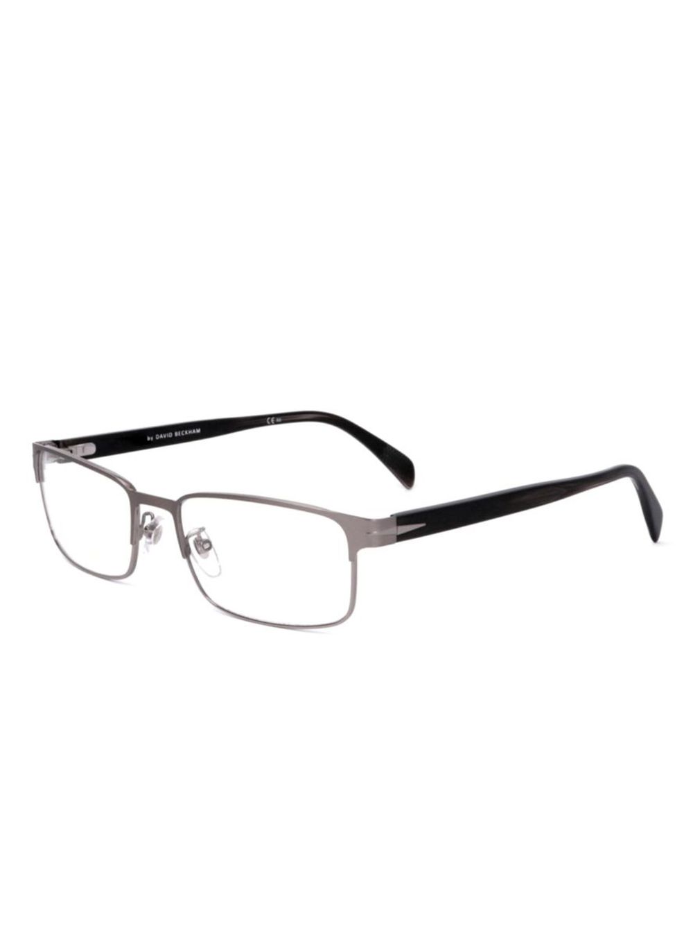 Eyewear by David Beckham Bril met rechthoekig montuur - Grijs