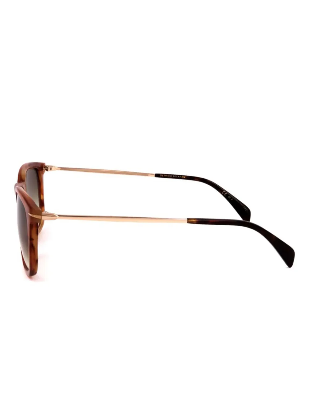 Eyewear by David Beckham Zonnebril met vierkant montuur Bruin