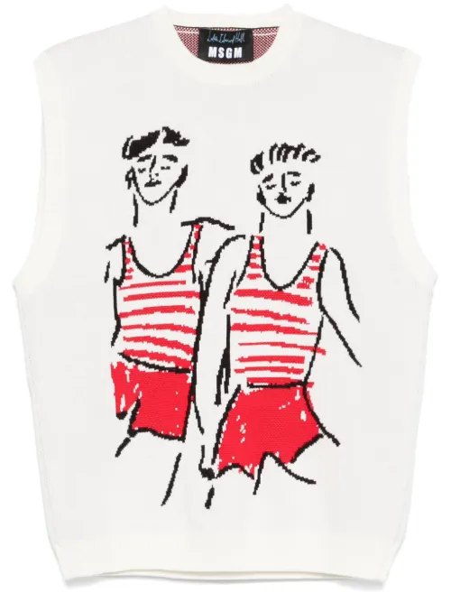 X Luke Edward Hall gilet Sailors in Love - MSGM - Modalova