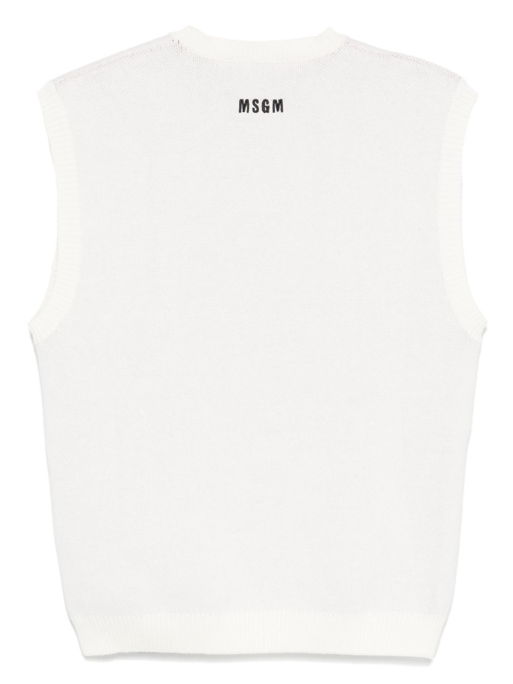 MSGM x Luke Edward Hall Sailors in Love gilet - Beige