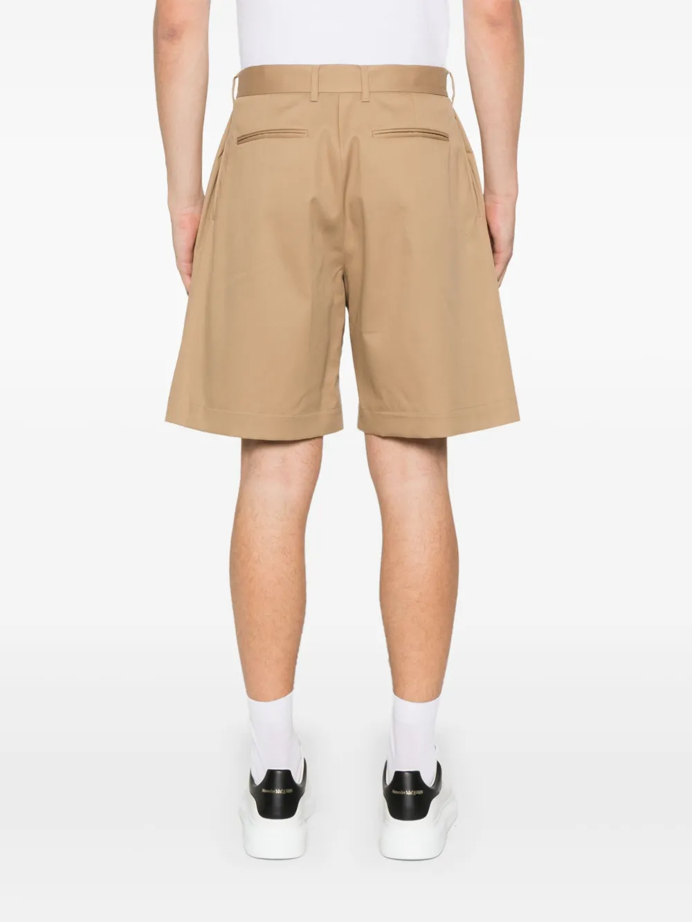 MSGM Shorts met print Beige