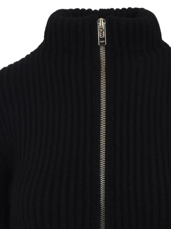 アウターその他 ALAIA PEPLUM CARDIGAN Alaia Cream Wool Peplum Cardigan M Alaia | TLC
