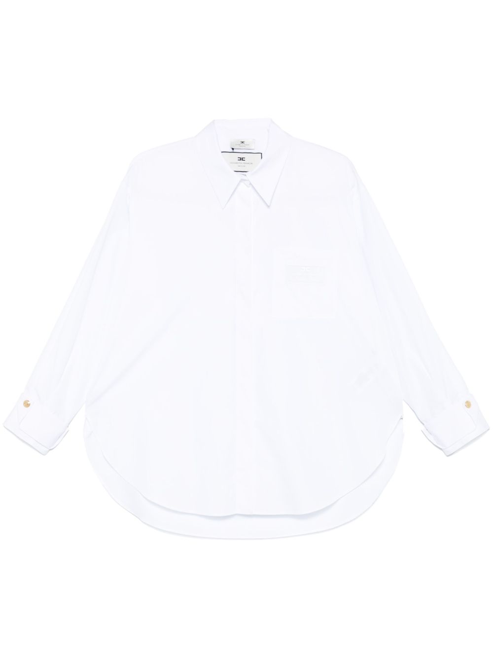 Elisabetta Franchi Popeline blouse Wit