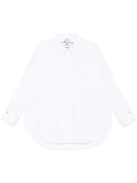 Elisabetta Franchi embroidered poplin shirt