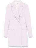 Elisabetta Franchi crepe coat dress - Purple