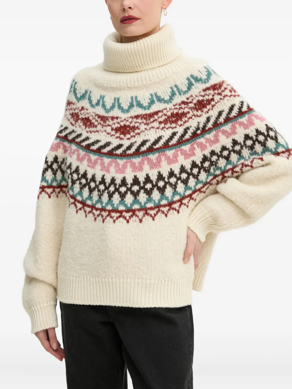 Ba&sh Iceberg Turtleneck Sweater In Neutral