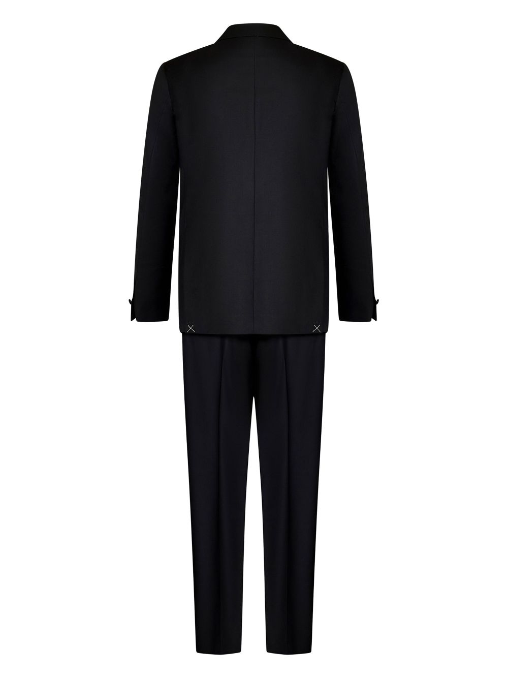 FRANZESE COLLECTION virgin wool suit - Zwart