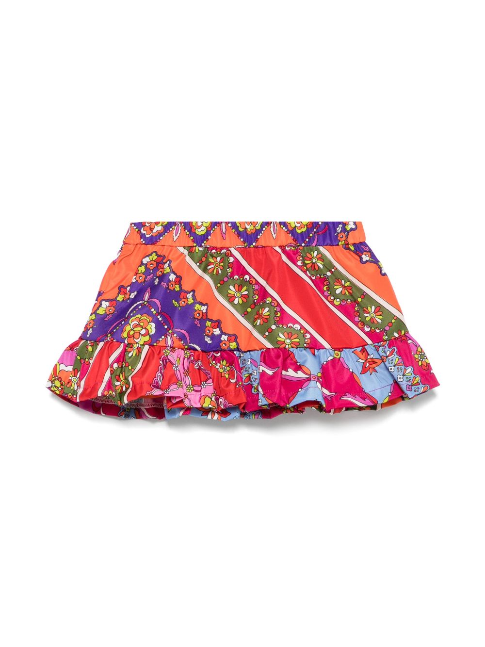 PUCCI Junior Mini-rok met bloemenprint - Rood