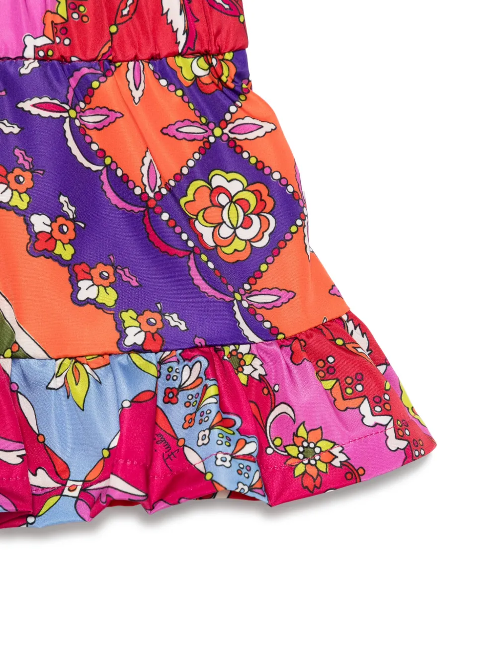 PUCCI Junior Mini-rok met bloemenprint Rood