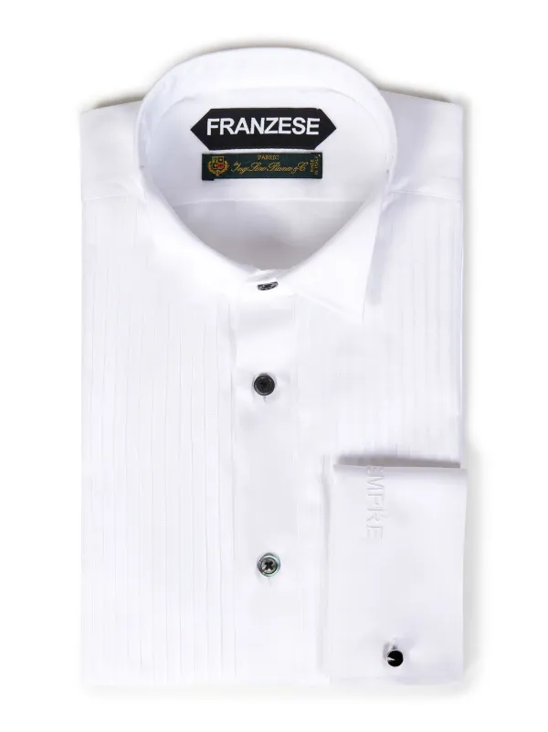 james bond white dress shirt Franzese Collection James Bond Shirt