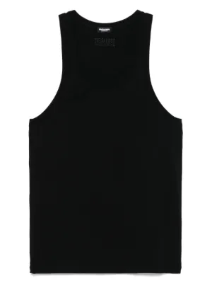 Versace ロゴ タンクトップ | ブラック | FARFETCH JP