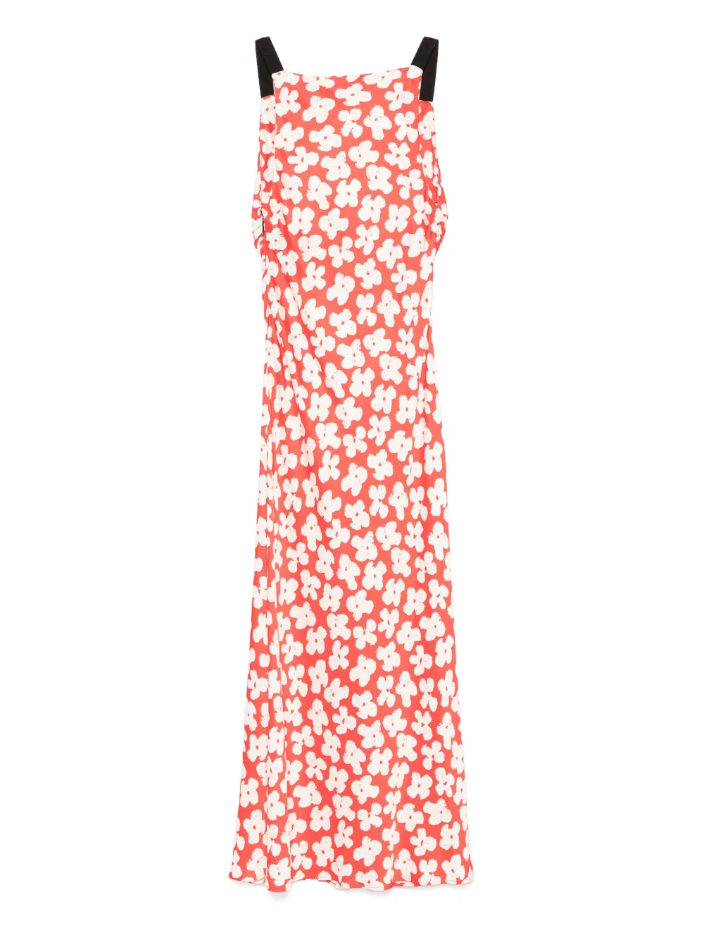 MSGM Maxi-jurk met bloemenprint - Rood