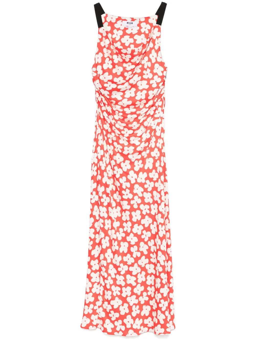 MSGM Maxi-jurk met bloemenprint Rood