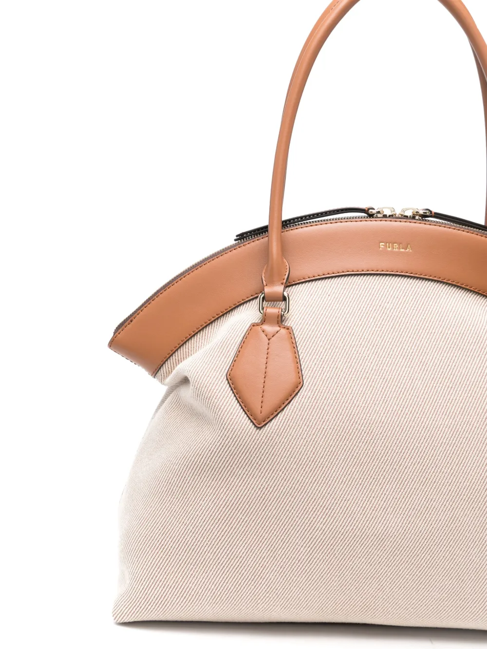 Furla Grote Erica shopper Beige