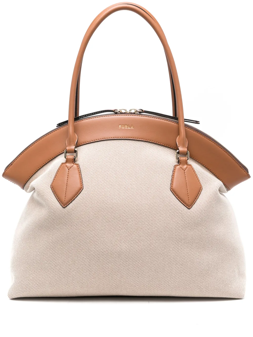 Furla Grote Erica shopper Beige