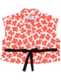 MSGM floral-print shirt - White